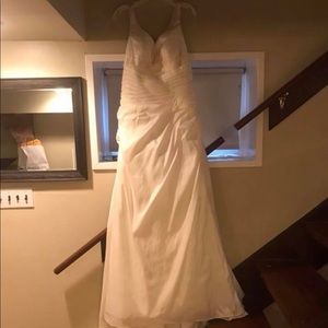 Custom made wedding dress